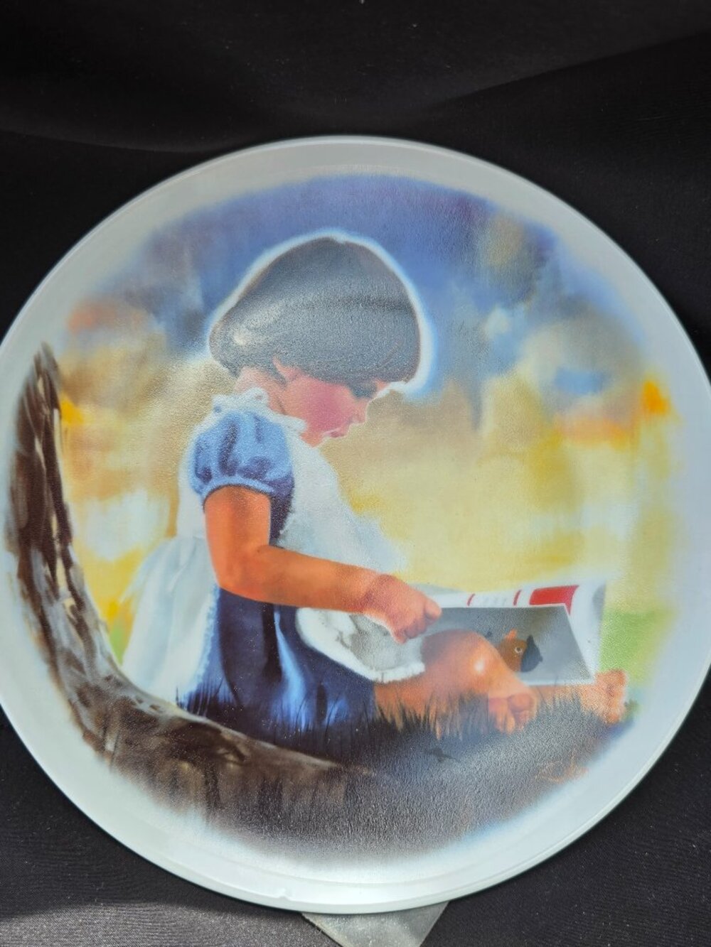 1980 “By Myself” Plate • Donald Zolan • Zolan’s Children Collection • Knowles Fi